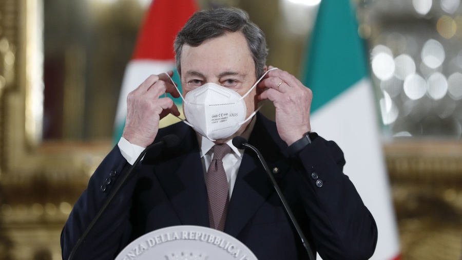 Taliansky premiér Mario Draghi.