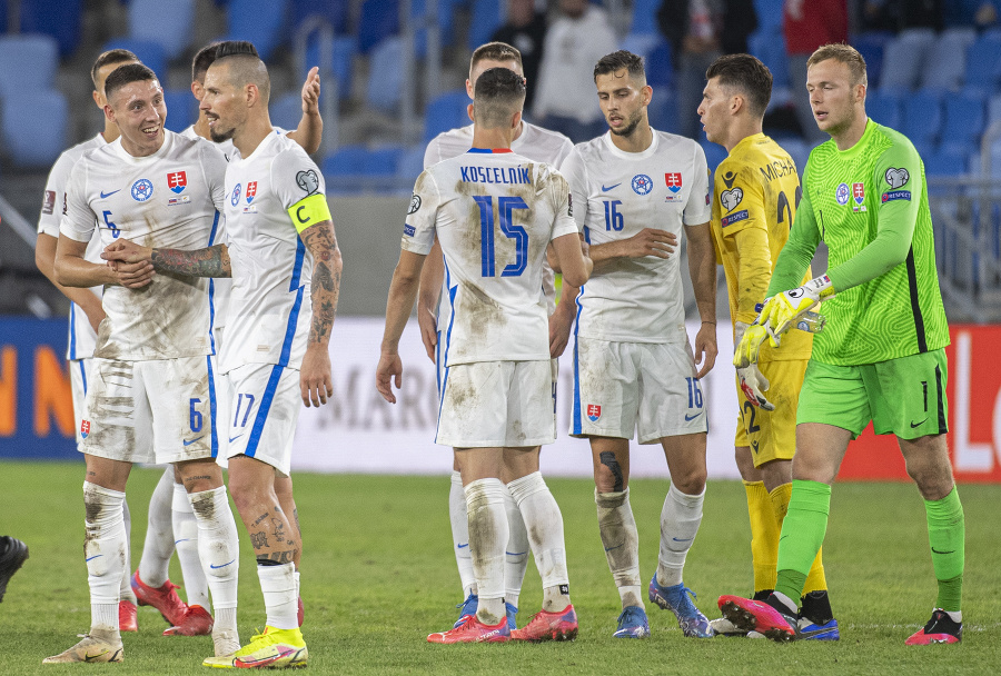 Slovenskí futbalisti sú stále