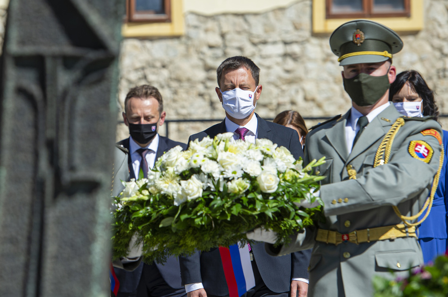Pamätný deň obetí holokaustu a rasového násilia za účasti predsedu vlády SR Eduarda Hegera, predsedu Národnej rady SR Borisa Kollára (na snímke) a ďalších hostí.