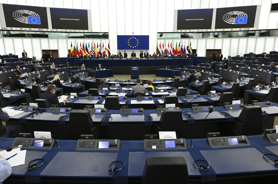 Zasadnutie Európskeho parlamentu v