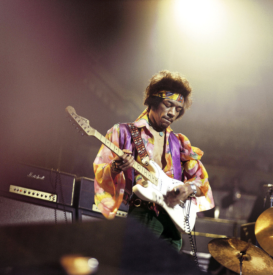 Americký rocker Jimi Hendrix