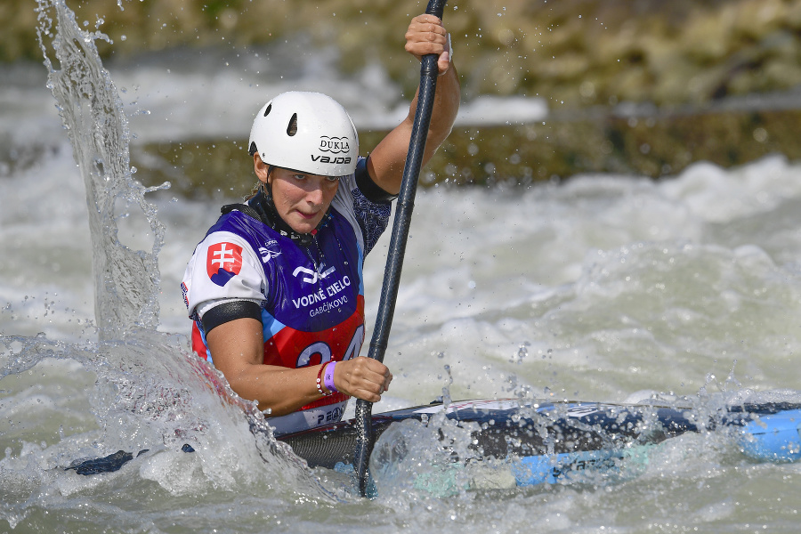Slovenská vodná slalomárka Eliška