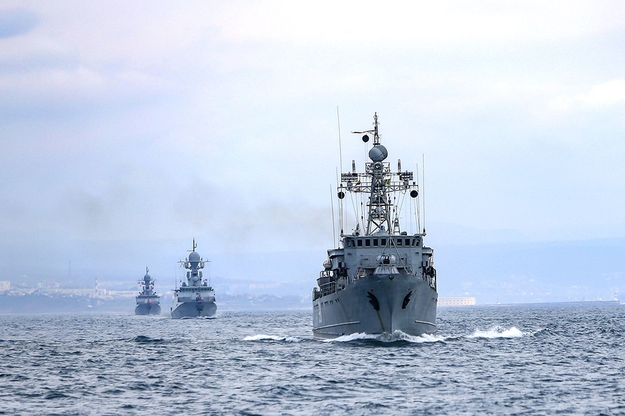 Ruské námorné sily nacvičovali