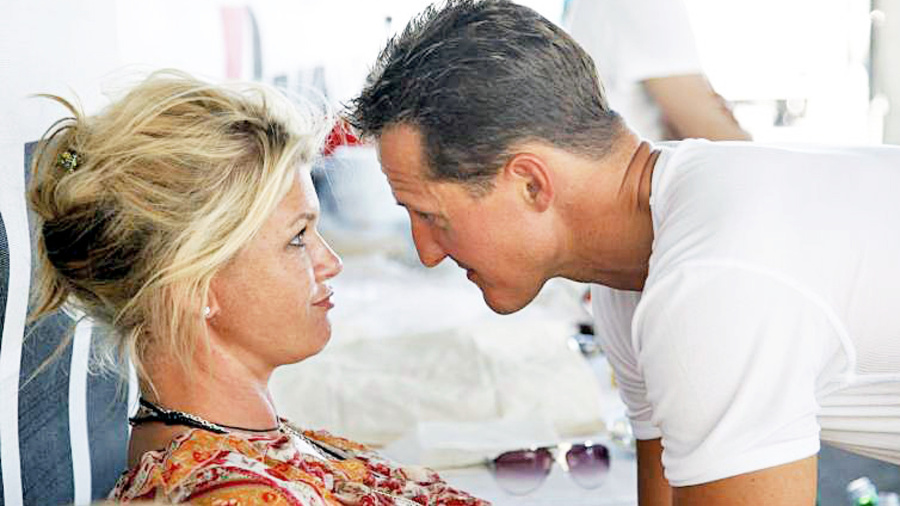 Michael Schumacher s manželkou