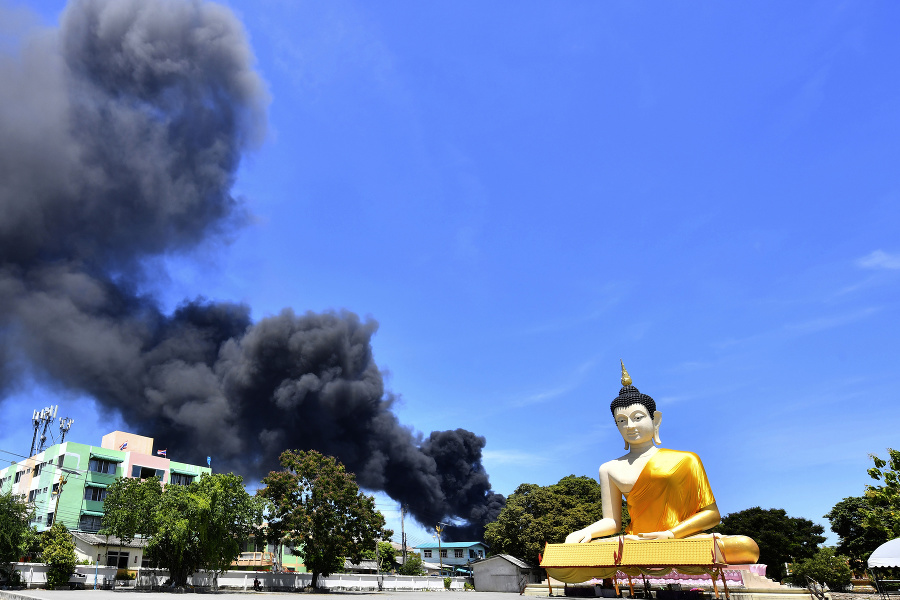 výbuch v thajsku