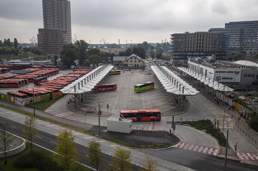 Autobusová stanica Nivy v