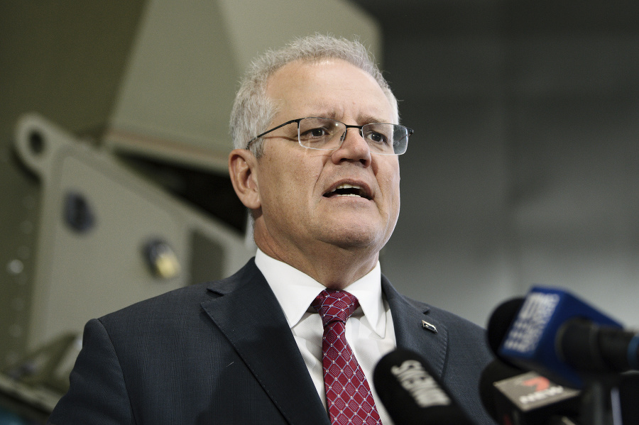 Austrálsky premiér Scott Morrison.