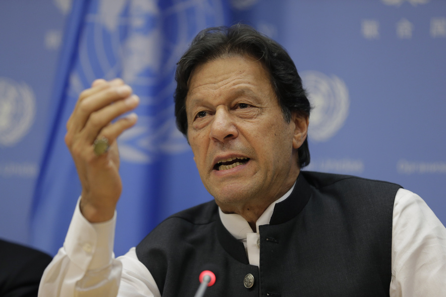 Pakistanský premiér Imran Chán.