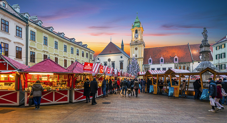 Bratislavské vianočné trhy boli