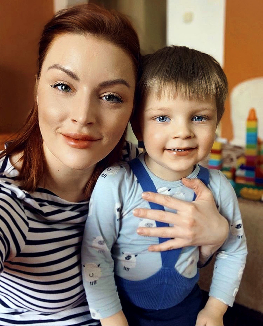 Herečka a speváčka Barbora Švidraňová so synom.