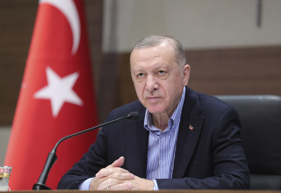 Turecký prezident Recep Tayyip Erdogan.