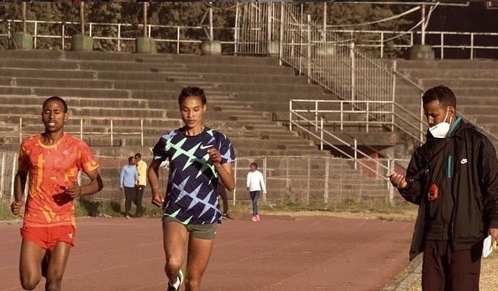 Etiópska atlétka Letesenbet Gideyová