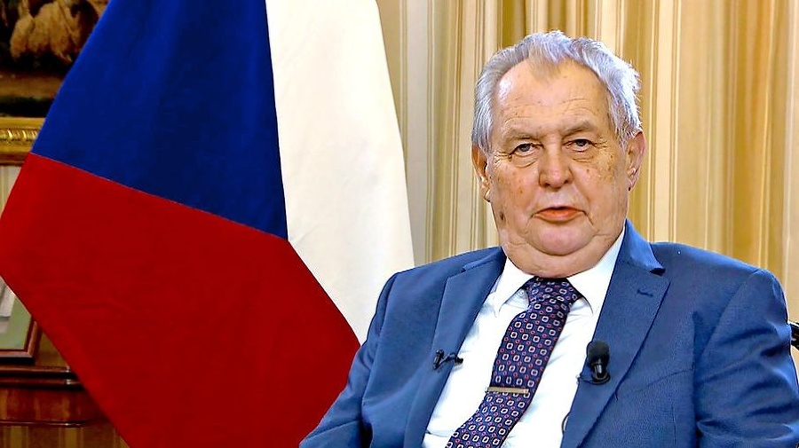 Český prezident Miloš Zeman.