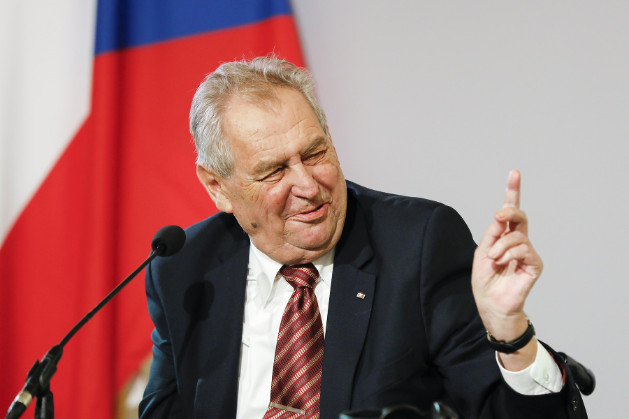 Český prezident Miloš Zeman.