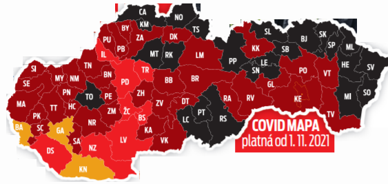 Covid mapa.