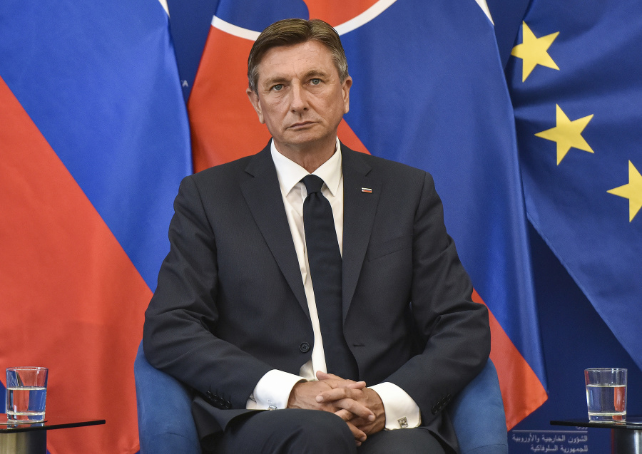 Na snímke slovinský prezident