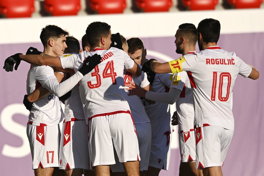 Futbalisti AS Trenčín.