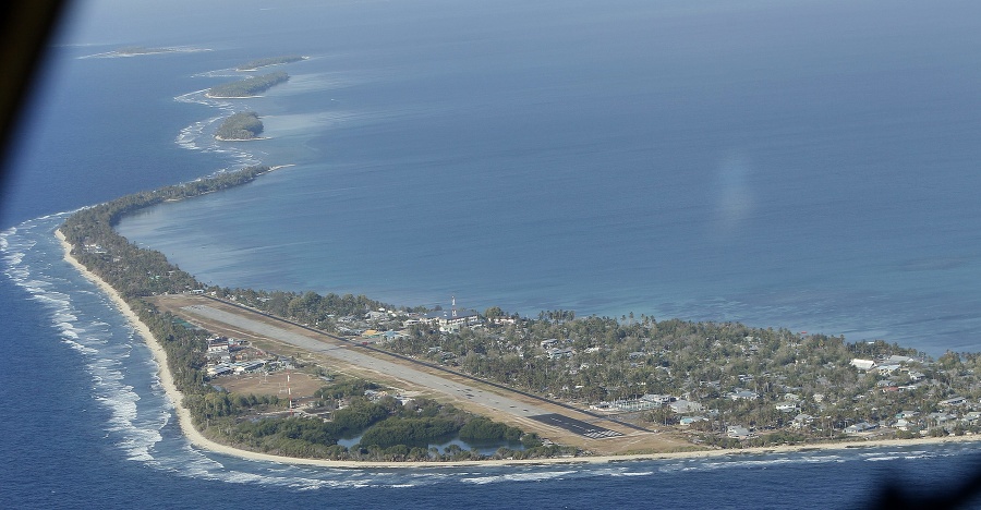 Ostrovný štát Tuvalu.