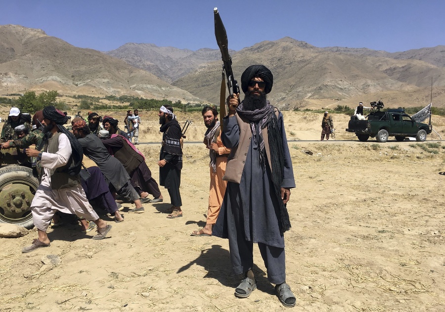 Bojovník Talibanu. 