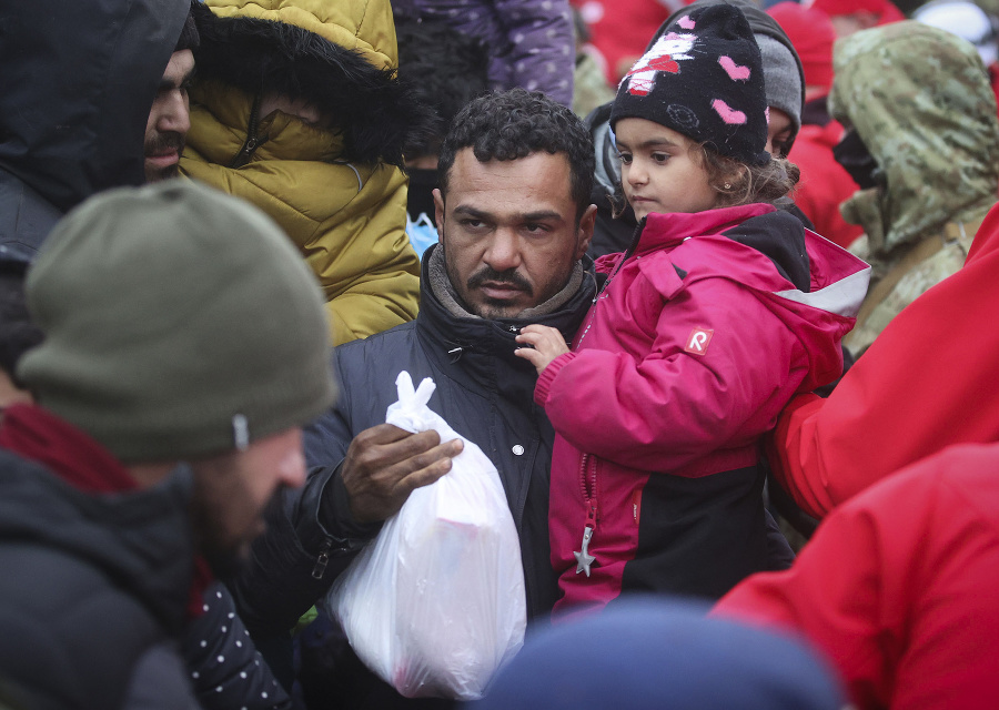 Migranti na hraniciach Poľska