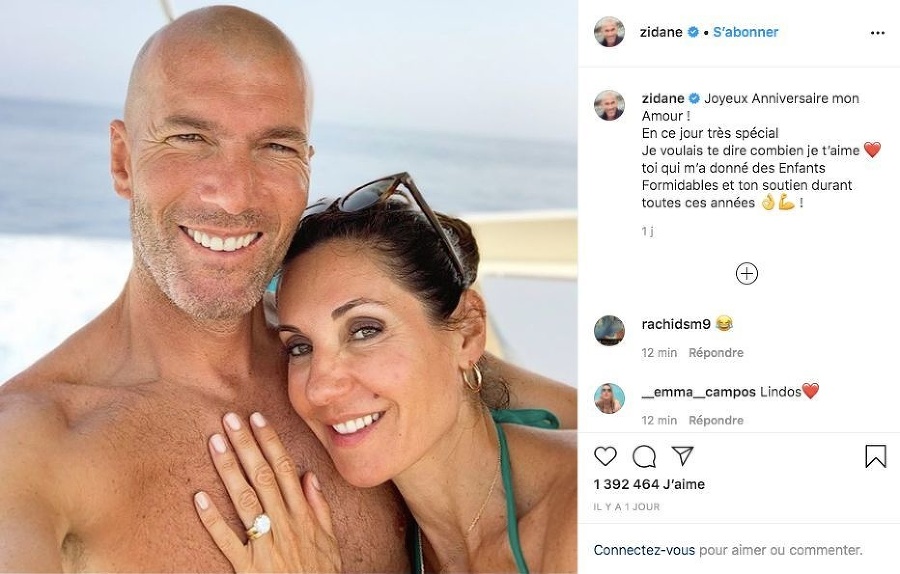 Poslúchne Zidane svoju manželku