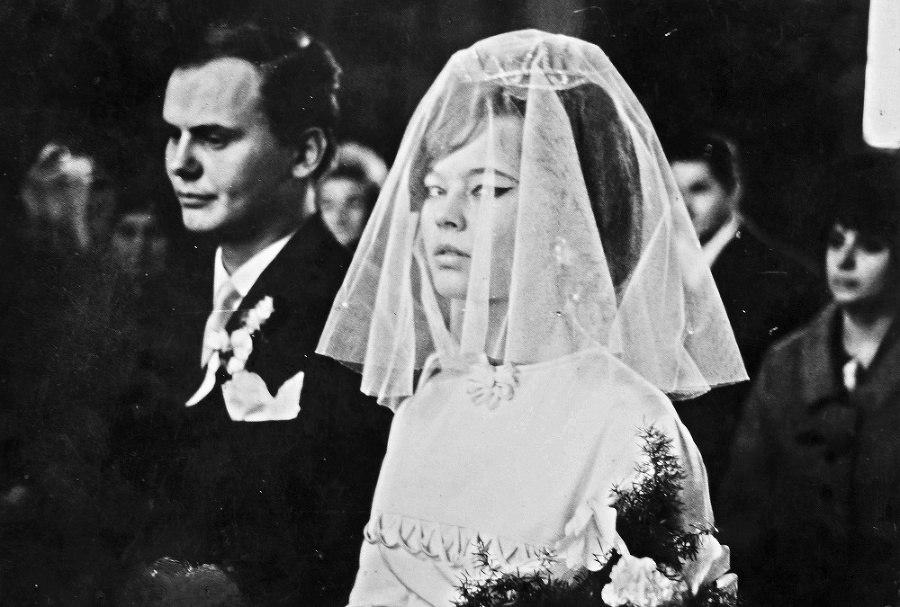Grúňovci sa zosobášili v novembri 1966.