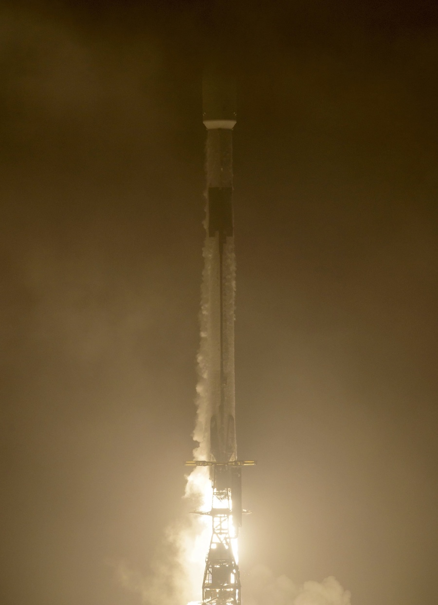 štart rakety Falcon 9