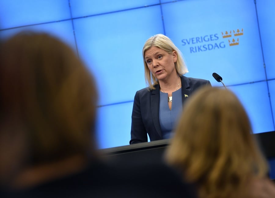 Švédska politička Magdalena Anderssonová.