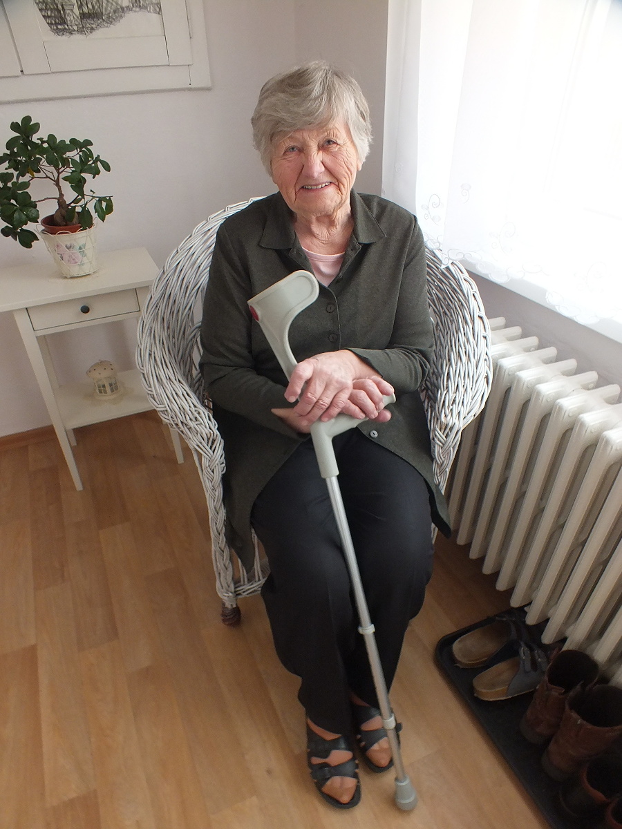 Dôchodkyňa Ľudmila Babíková (86)