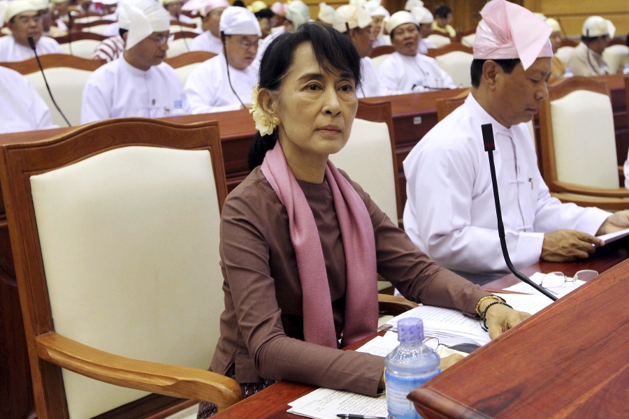 Mjanmarskú líderku a nositeľku
