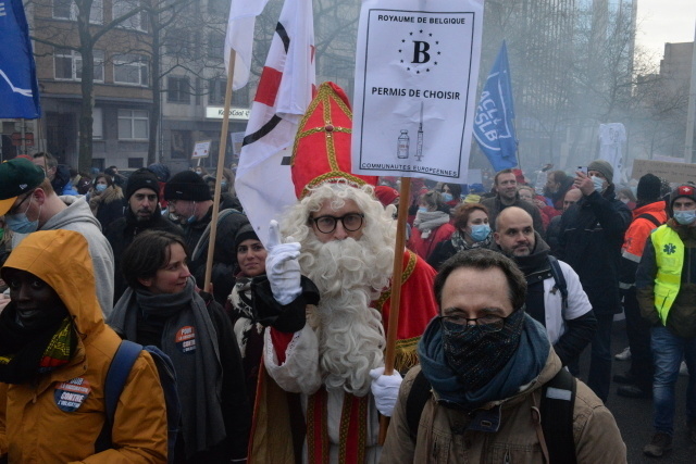 Zdravotníci v Belgicku protestovali