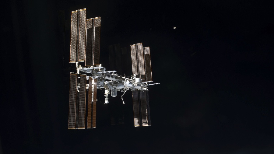Medzinárodná vesmírna stanica (ISS).