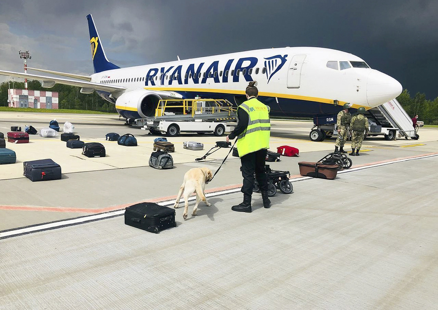 Lietadlo spoločnosti Ryanair, ktoré