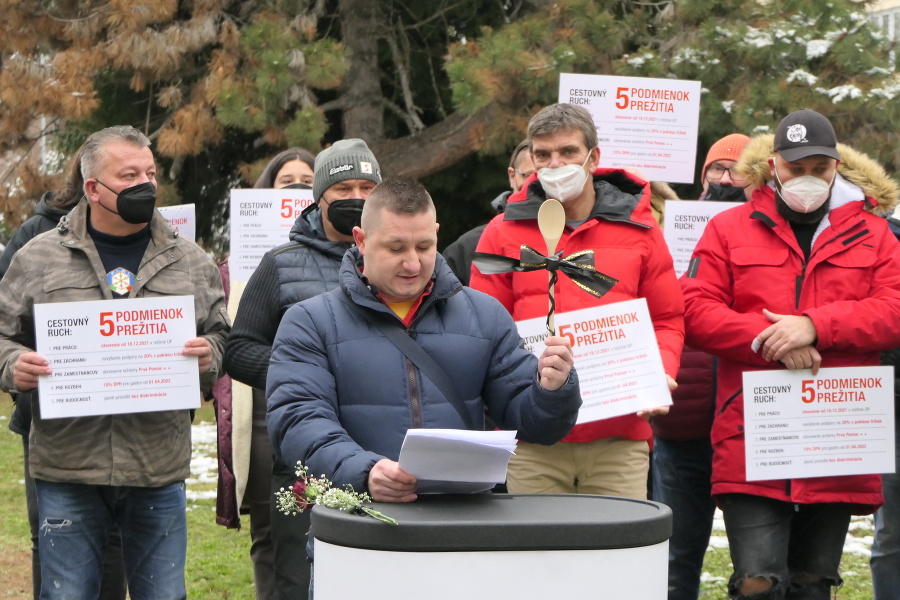 Protest majiteľov gastroprevádzok proti