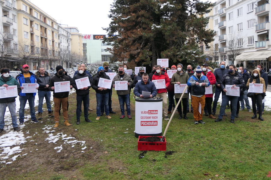 Protest majiteľov gastroprevádzok proti