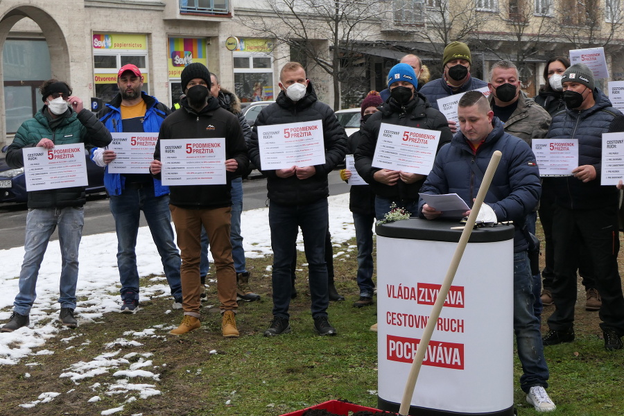 Protest majiteľov gastroprevádzok proti