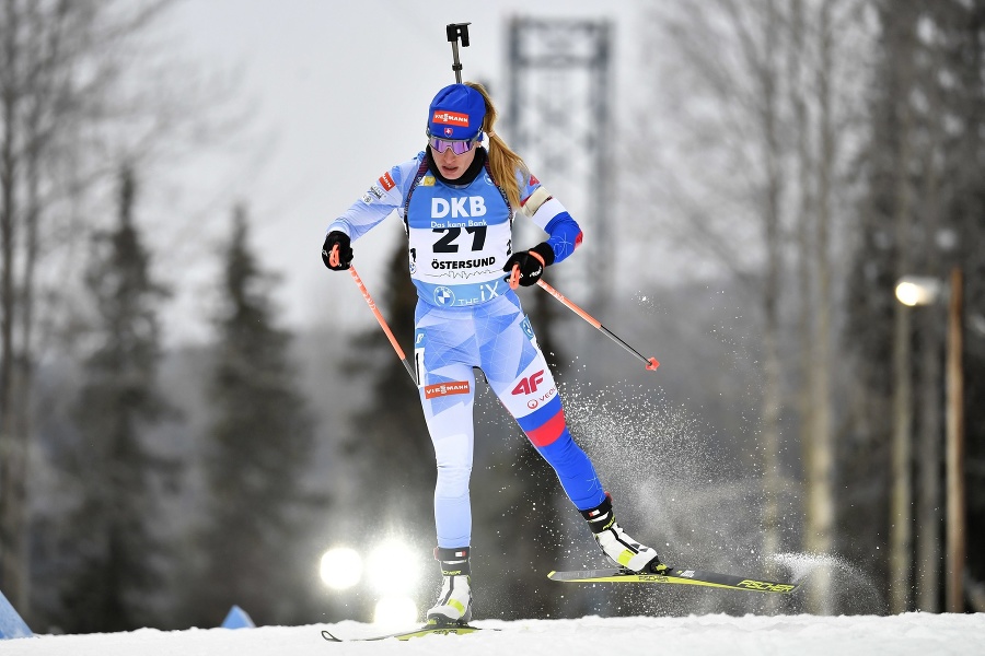 Slovenská biatlonistka Paulínu Fialkovú.