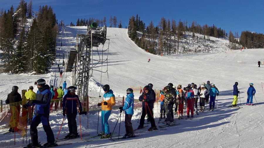 Štrbské Pleso - Lyžiari využili možnosť