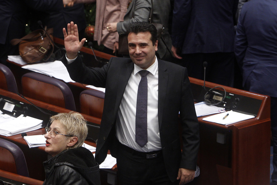 Macedónsky premiér Zoran Zaev.