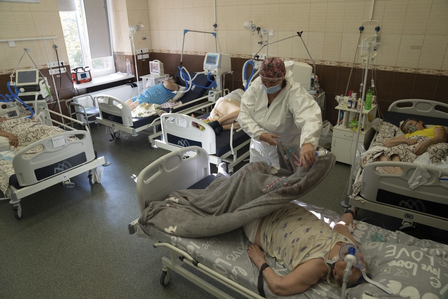 COVID-oví pacienti v ukrajinskej