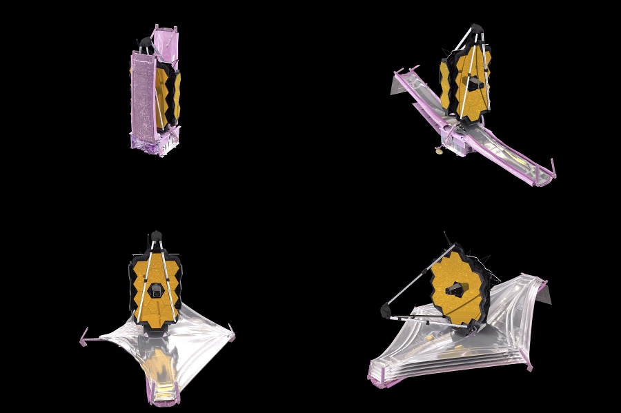 Komponenty vesmírneho teleskopu Jamesa