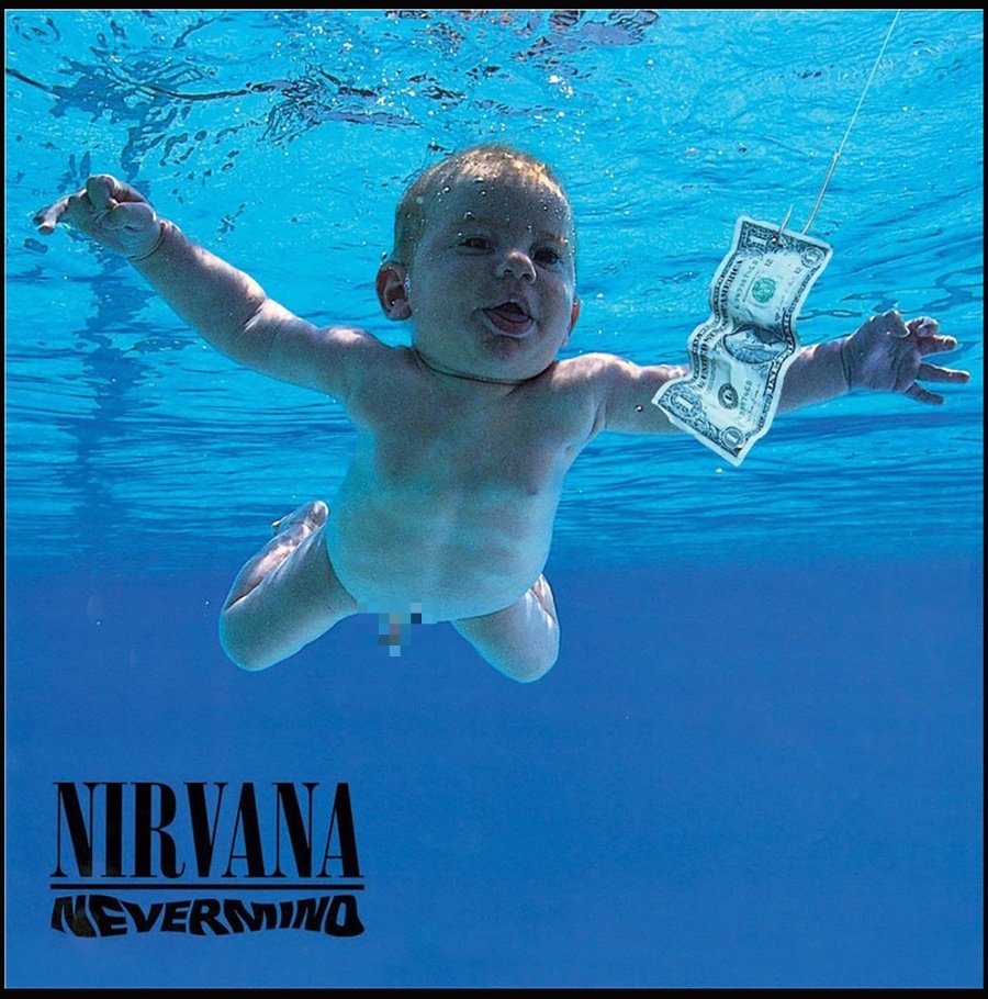 Obal albumu Nevermind.