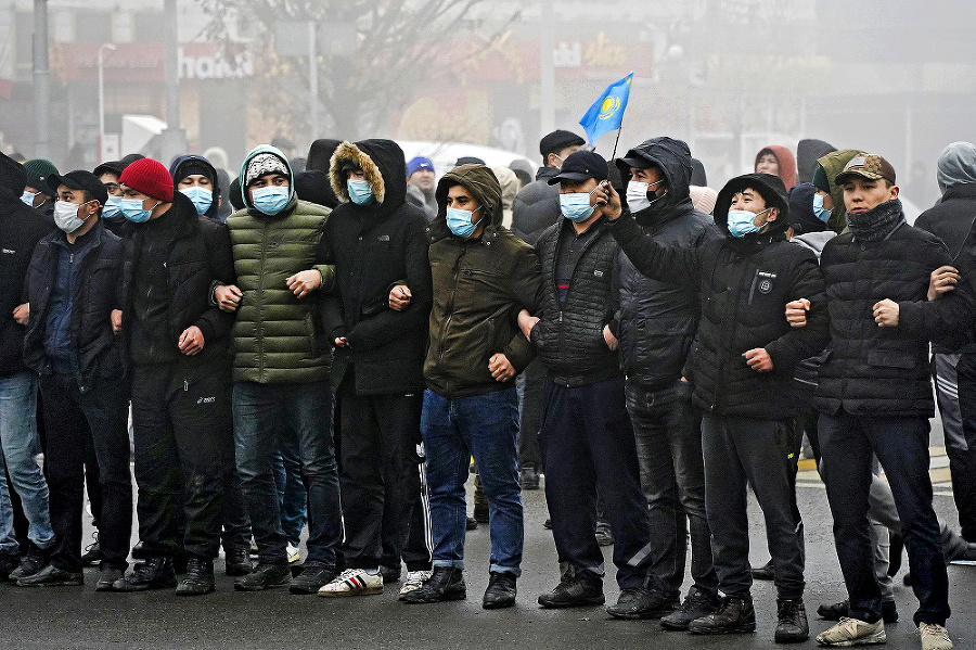 Protesty v Kazachstane sa