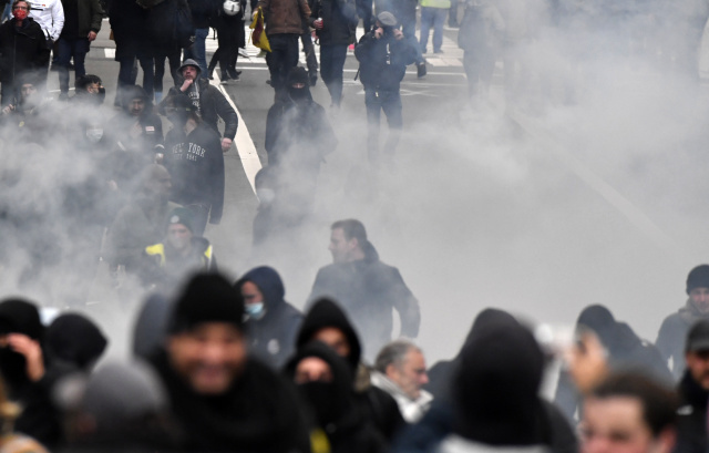 Belgicko: V Bruseli protestovalo