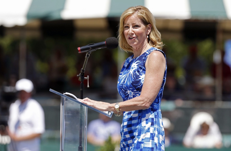 Tenisová legenda Chris Evertová