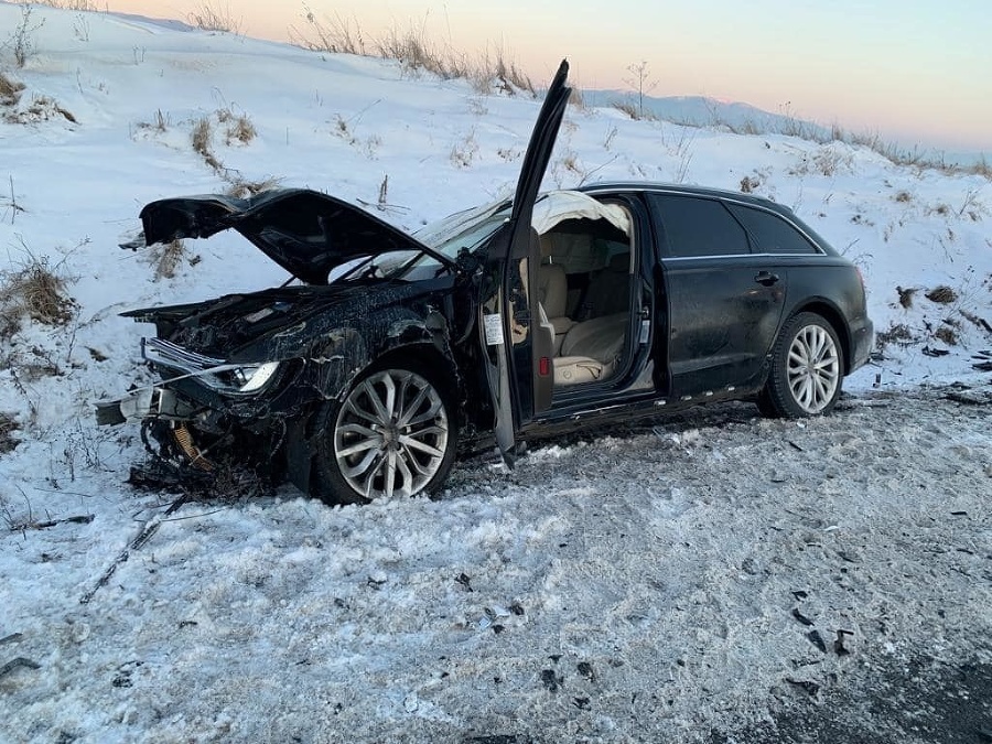 Nehoda sa stala medzi Turčianskymi Teplicami a Mošovcami.