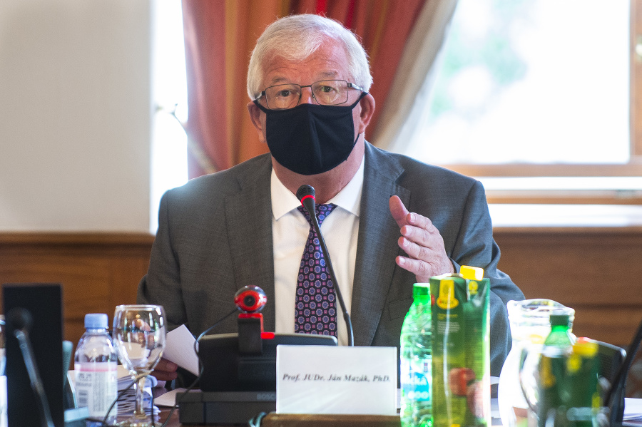 Predseda Súdnej rady SR Ján Mazák