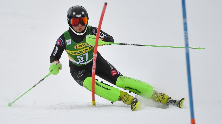 Slovenská lyžiarka Petra Hromcová.