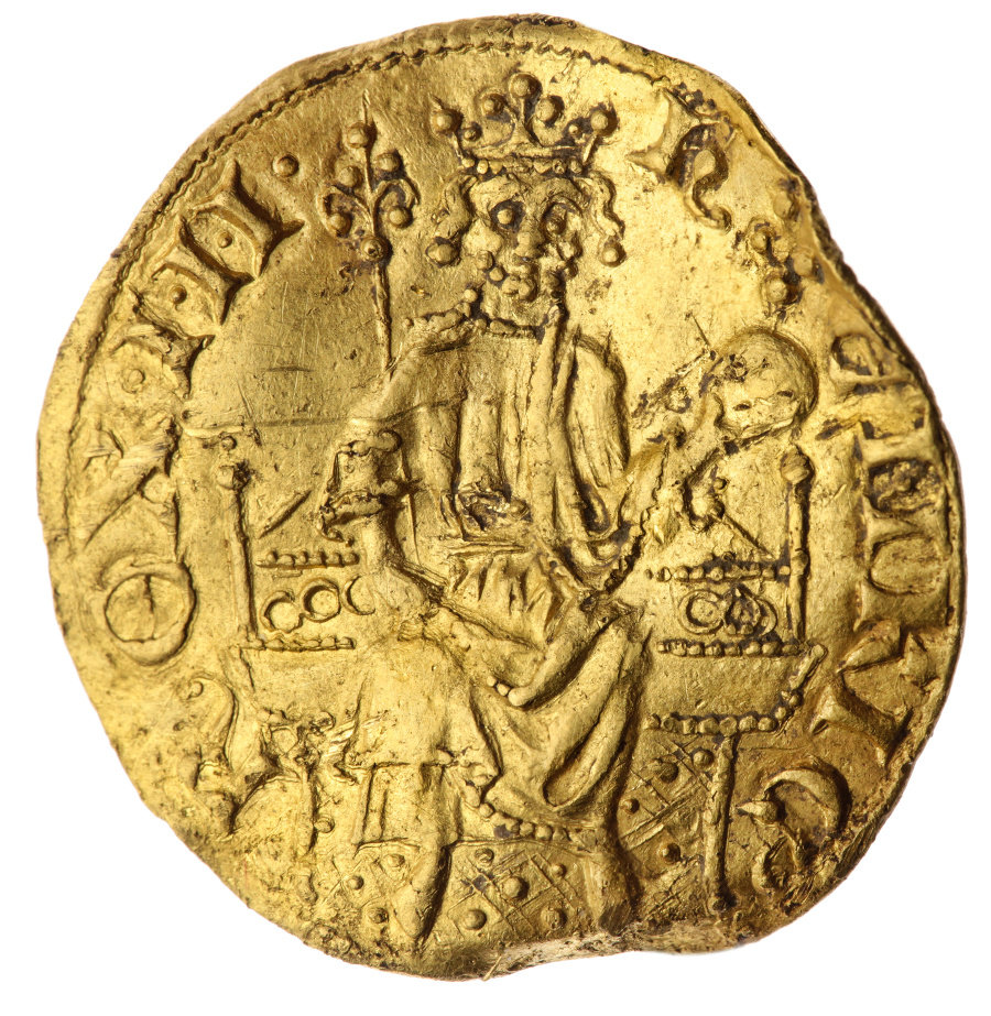 Mincí Henricha III. sa dodnes zachovalo len osem. Táto je prvá, ktorú našli po 260 rokoch.