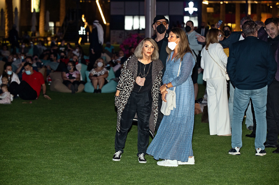 EXPO Dubaj, 27.1.2022 o 19:05 hod.: Studenková si veľkolepý deň na EXPO nenechala ujsť.